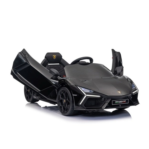Vienvietis elektromobilis vaikams Lamborghini Revuelto, juodas