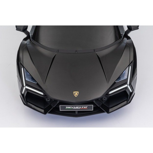 Vienvietis elektromobilis vaikams Lamborghini Revuelto, juodas