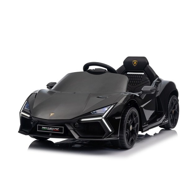 Vienvietis elektromobilis vaikams Lamborghini Revuelto, juodas