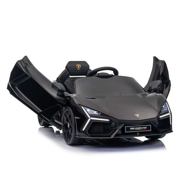 Vienvietis elektromobilis vaikams Lamborghini Revuelto, juodas