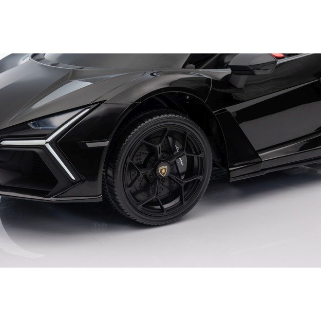 Vienvietis elektromobilis vaikams Lamborghini Revuelto, juodas