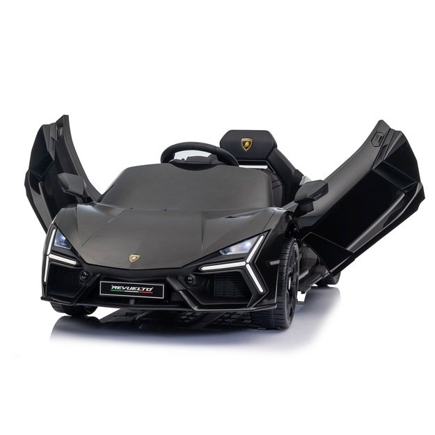 Vienvietis elektromobilis vaikams Lamborghini Revuelto, juodas