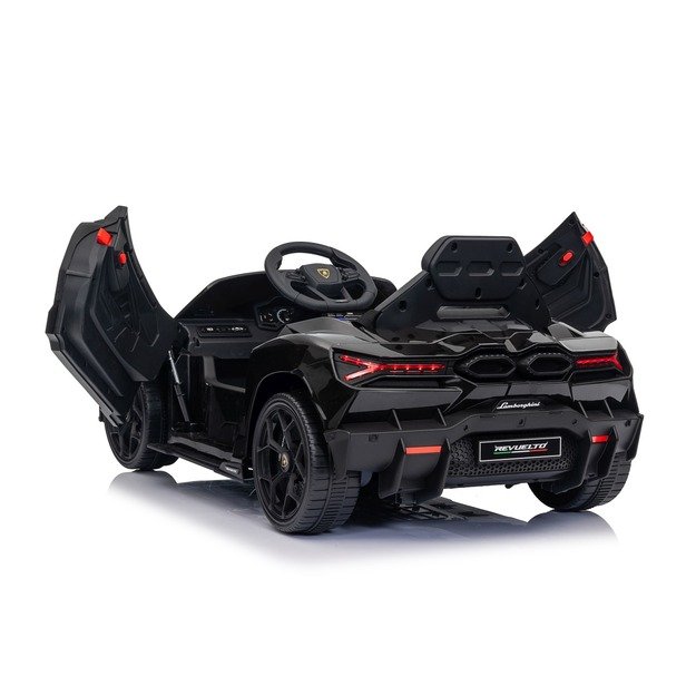 Vienvietis elektromobilis vaikams Lamborghini Revuelto, juodas