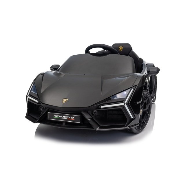 Vienvietis elektromobilis vaikams Lamborghini Revuelto, juodas
