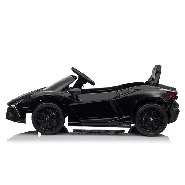 Vienvietis elektromobilis vaikams Lamborghini Revuelto, juodas