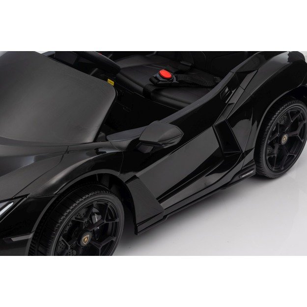 Vienvietis elektromobilis vaikams Lamborghini Revuelto, juodas