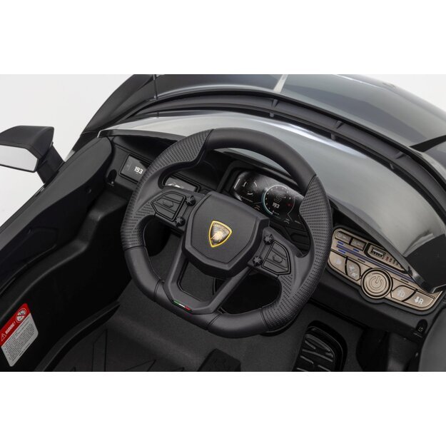 Vienvietis elektromobilis vaikams Lamborghini Revuelto, juodas
