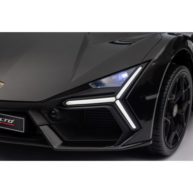 Vienvietis elektromobilis vaikams Lamborghini Revuelto, juodas