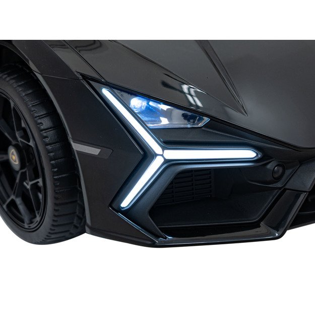 Vienvietis elektromobilis vaikams Lamborghini Revuelto, juodas