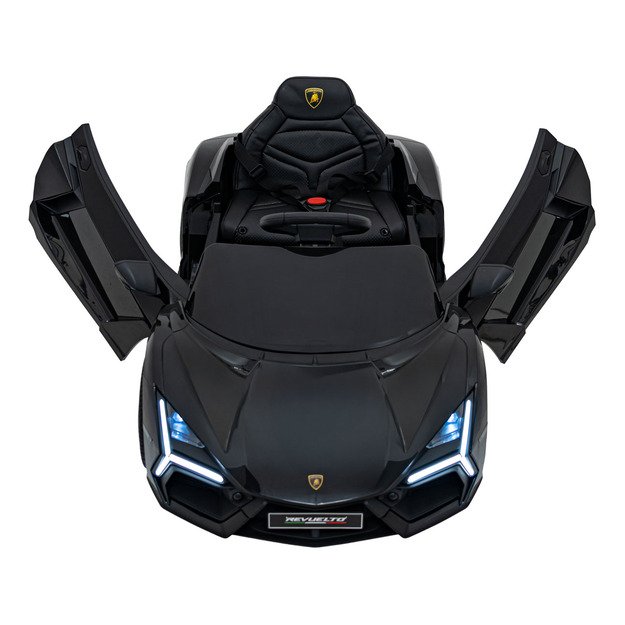 Vienvietis elektromobilis vaikams Lamborghini Revuelto, juodas