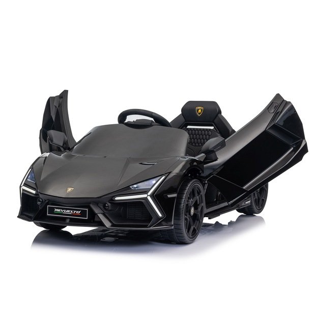 Vienvietis elektromobilis vaikams Lamborghini Revuelto, juodas