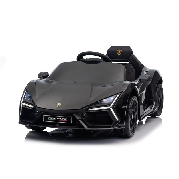 Vienvietis elektromobilis vaikams Lamborghini Revuelto, juodas