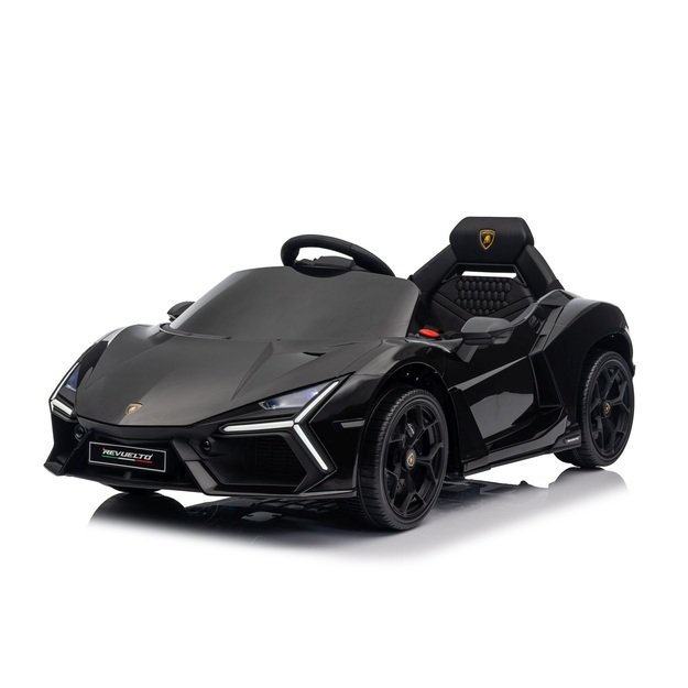Vienvietis elektromobilis vaikams Lamborghini Revuelto, juodas