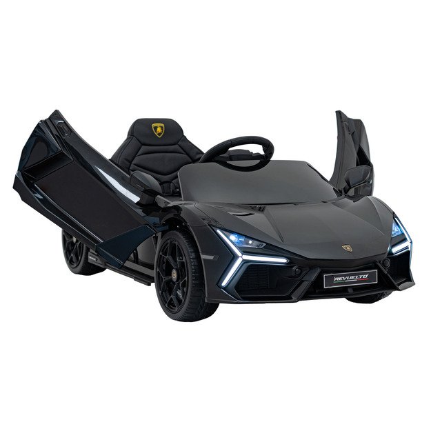 Vienvietis elektromobilis vaikams Lamborghini Revuelto, juodas