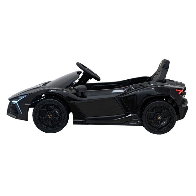 Vienvietis elektromobilis vaikams Lamborghini Revuelto, juodas