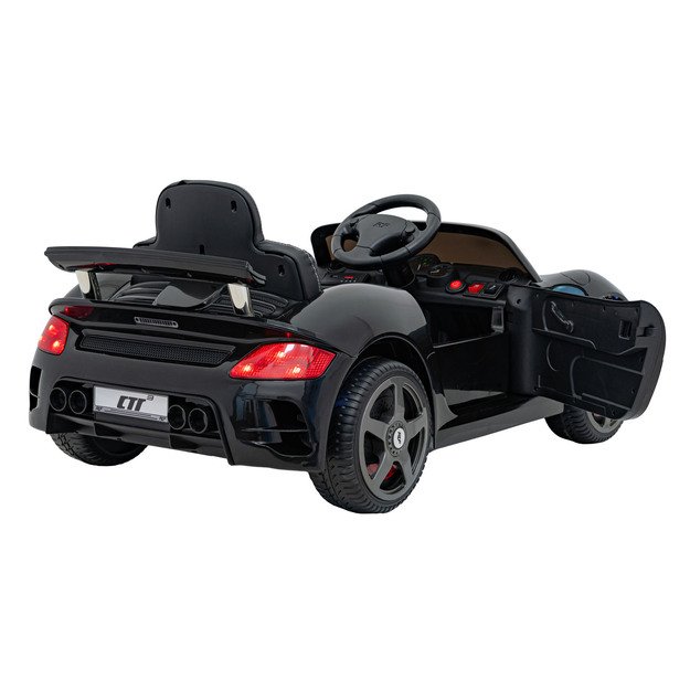 Vienvietis elektromobilis vaikams RUF CTR3, juodas