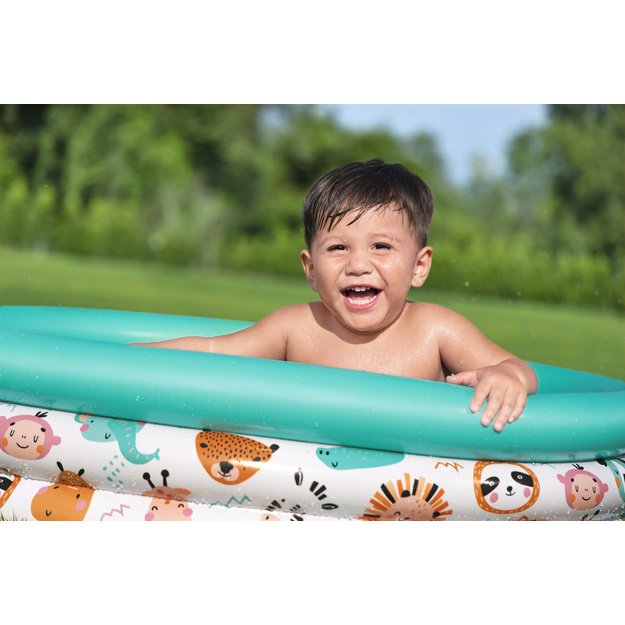 Pripučiamas sodo baseinas vaikams „Fish“ 102 cm, Bestway 51008