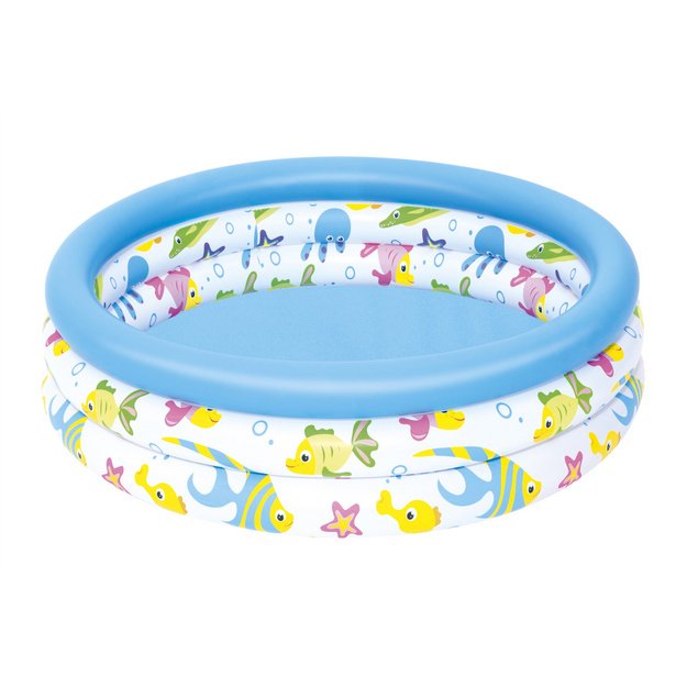 Pripučiamas sodo baseinas vaikams „Fish“ 102 cm, Bestway 51008