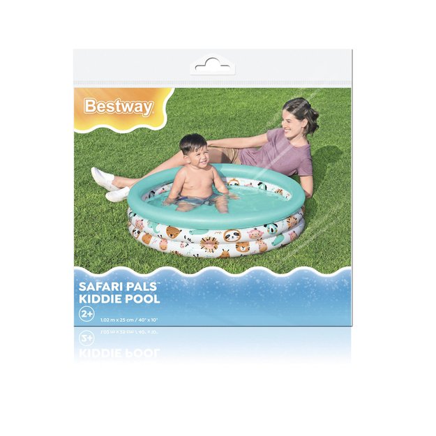 Pripučiamas sodo baseinas vaikams „Fish“ 102 cm, Bestway 51008