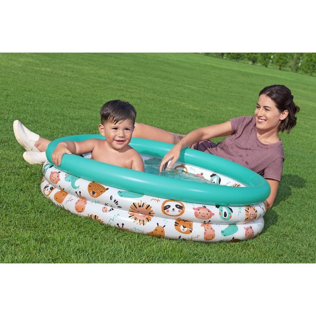 Pripučiamas sodo baseinas vaikams „Fish“ 102 cm, Bestway 51008
