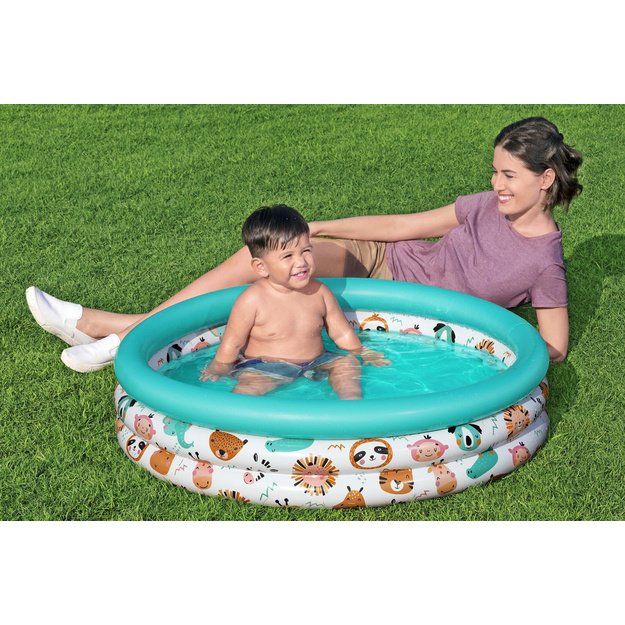 Pripučiamas sodo baseinas vaikams „Fish“ 102 cm, Bestway 51008