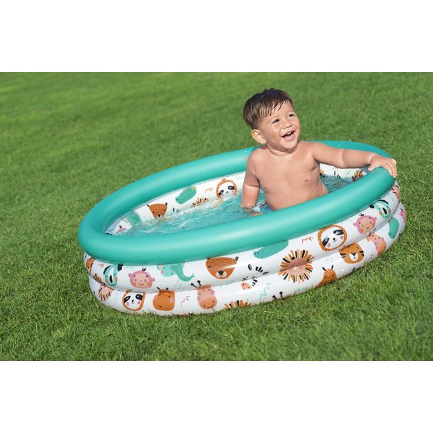 Pripučiamas sodo baseinas vaikams „Fish“ 102 cm, Bestway 51008