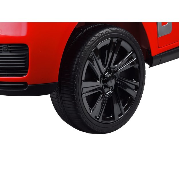 Vienvietis elektrinis džipas vaikams RANGE ROVER 4x4, raudonas
