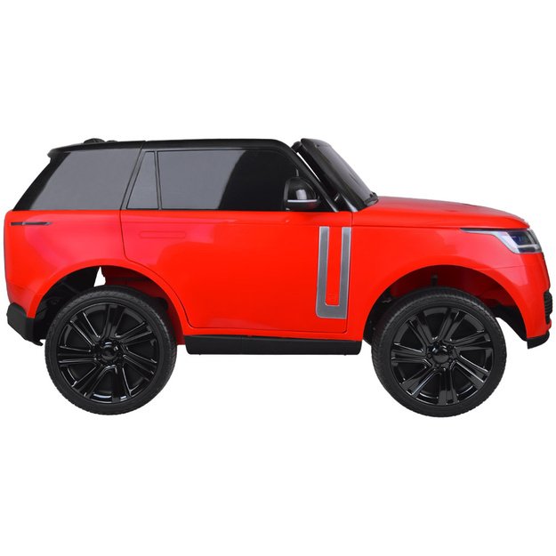 Vienvietis elektrinis džipas vaikams RANGE ROVER 4x4, raudonas