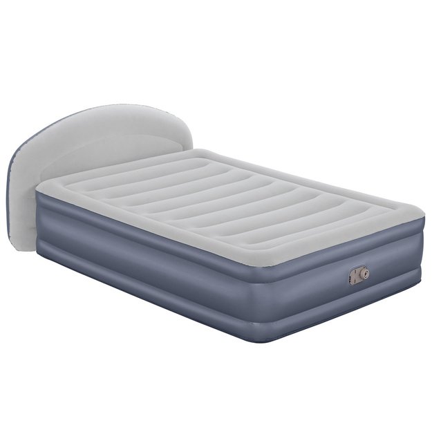 Pripučiamas dvivietis čiužinys 152x229x84cm su įmontuota pompa, Bestway 671BD