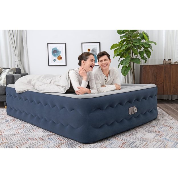Pripučiamas dvivietis čiužinys 203x152x51cm, Bestway 6716P