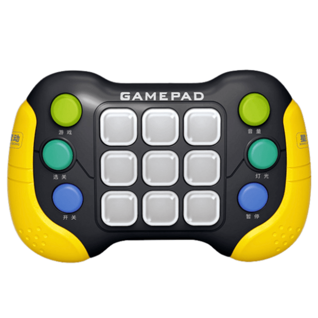 Elektroninė žaidimų konsolė vaikams „Pop-It Gamepad“ 5 žaidimo režimai