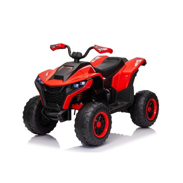 Vienvietis elektrinis keturratis vaikams Quad Fast Wheel, raudonas