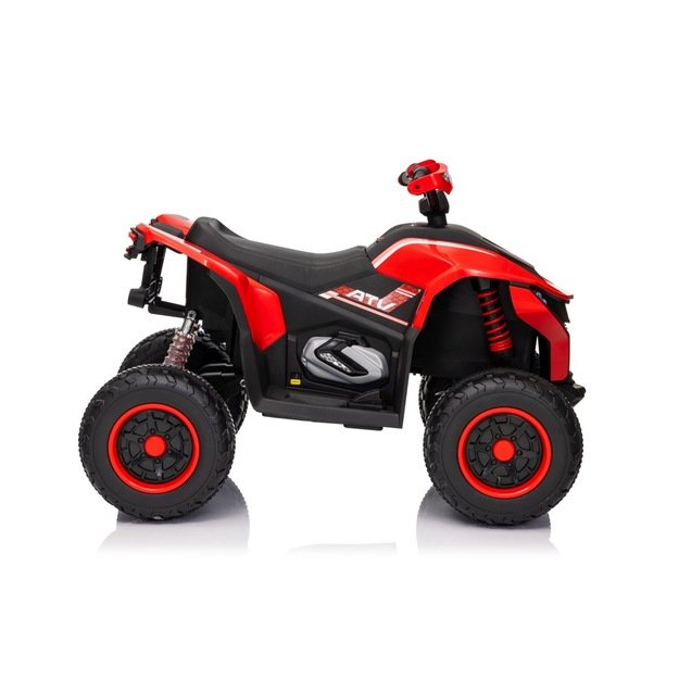 Vienvietis elektrinis keturratis vaikams Quad Fast Wheel, raudonas