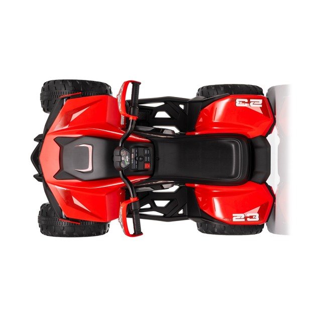 Vienvietis elektrinis keturratis vaikams Quad Fast Wheel, raudonas