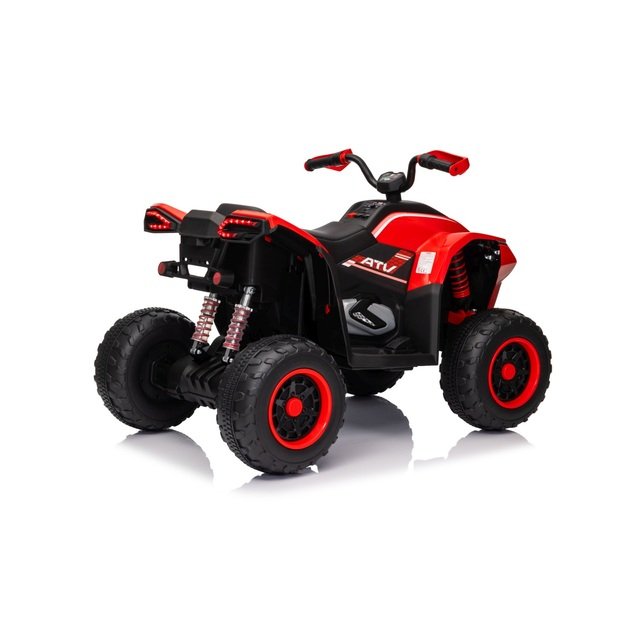 Vienvietis elektrinis keturratis vaikams Quad Fast Wheel, raudonas