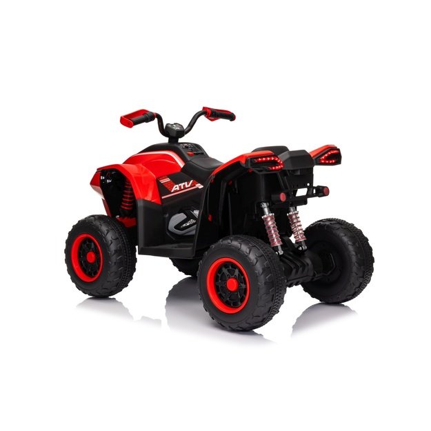 Vienvietis elektrinis keturratis vaikams Quad Fast Wheel, raudonas
