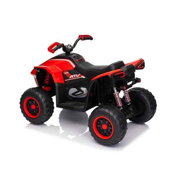 Vienvietis elektrinis keturratis vaikams Quad Fast Wheel, raudonas