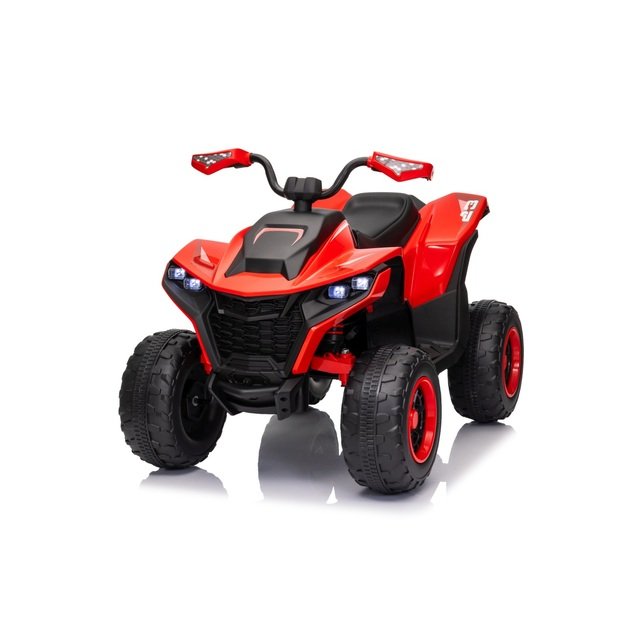 Vienvietis elektrinis keturratis vaikams Quad Fast Wheel, raudonas