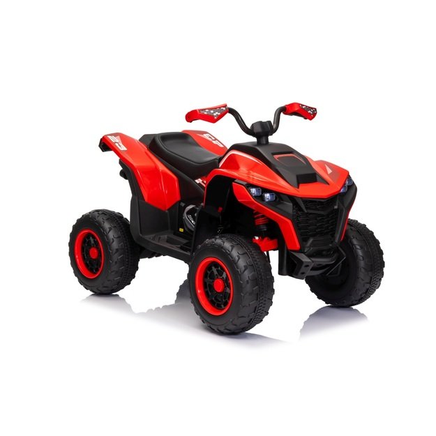 Vienvietis elektrinis keturratis vaikams Quad Fast Wheel, raudonas