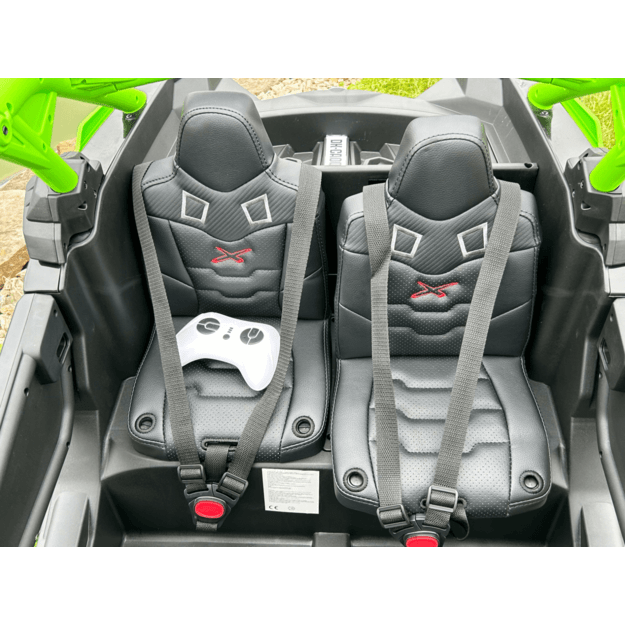 Dvivietis elektromobilis bagis Maverick Turbo RR, žalias