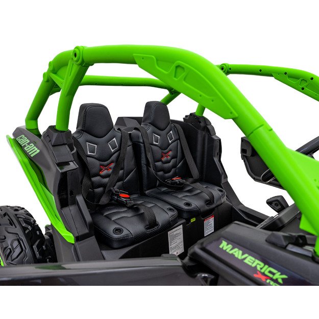 Dvivietis elektromobilis bagis Maverick Turbo RR, žalias
