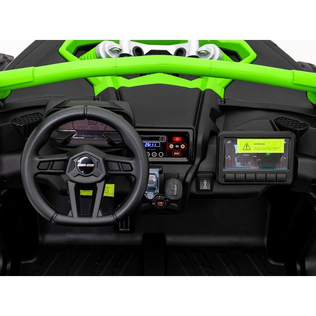 Dvivietis elektromobilis bagis Maverick Turbo RR, žalias