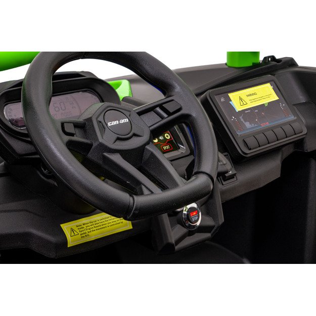 Dvivietis elektromobilis bagis Maverick Turbo RR, žalias