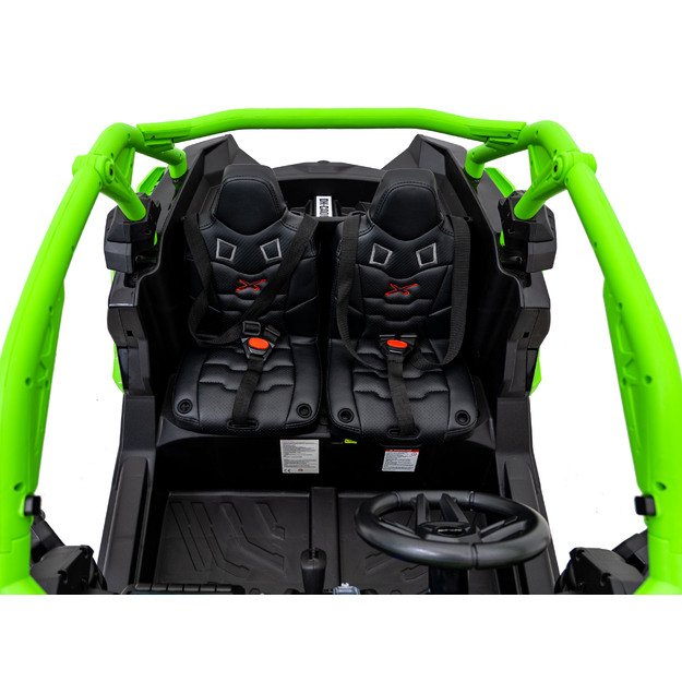 Dvivietis elektromobilis bagis Maverick Turbo RR, žalias