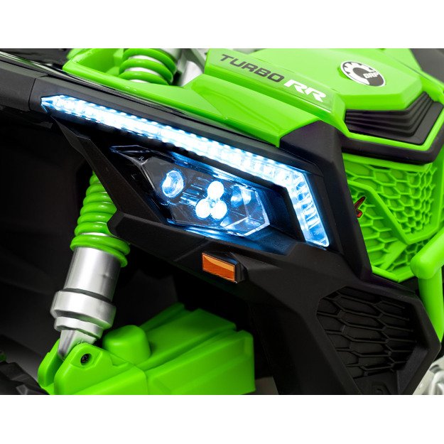 Dvivietis elektromobilis bagis Maverick Turbo RR, žalias