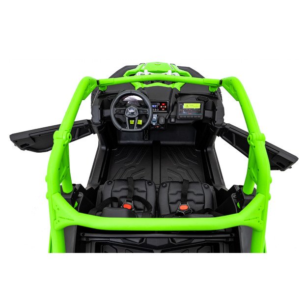 Dvivietis elektromobilis bagis Maverick Turbo RR, žalias