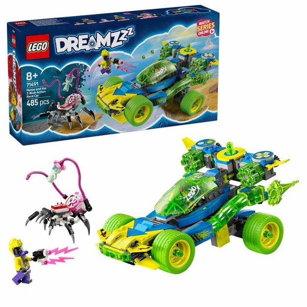 Konstruktorius vaikams „Mateo ir Z-Blob lenktyninis veiksmo automobilis“, LEGO® DREAMZzz 71491