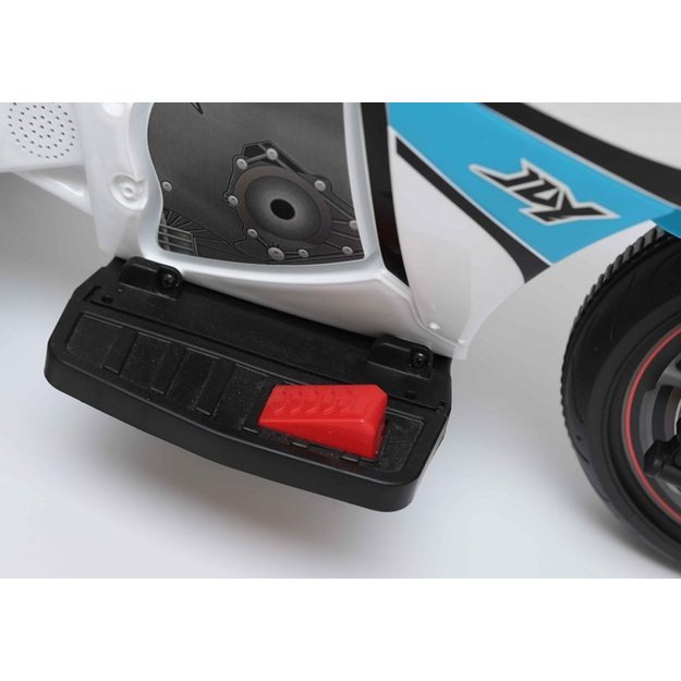 Vaikiškas elektrinis triratis motociklas GTM5588, mėlynas