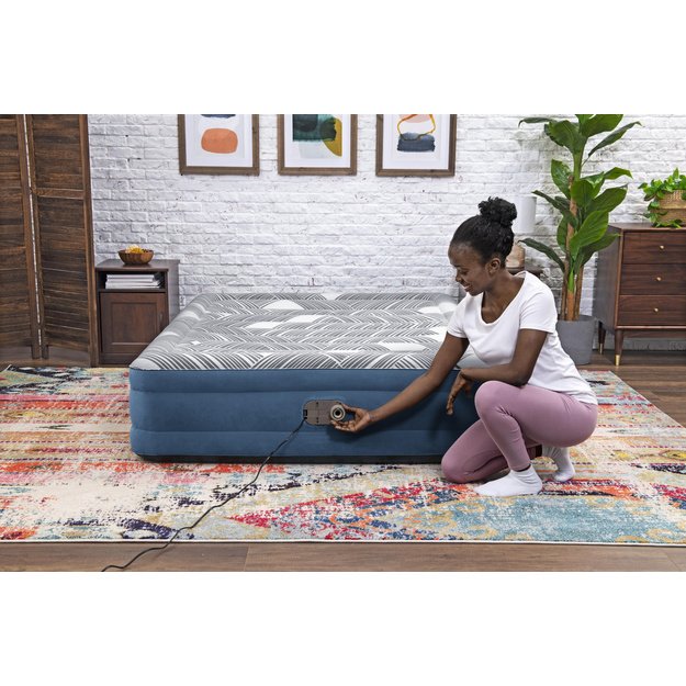 Pripučiamasis dvivietis čiužinys 203x152x36cm, Bestway 6712Y
