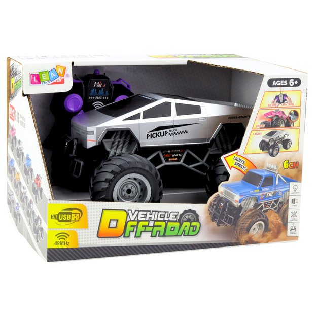 Nuotoliniu būdu valdomas visureigis PICKUP TRUCK 1:16, sidabrinis  4